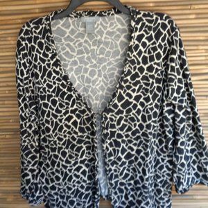 Tortoise Print Shell Sweater
